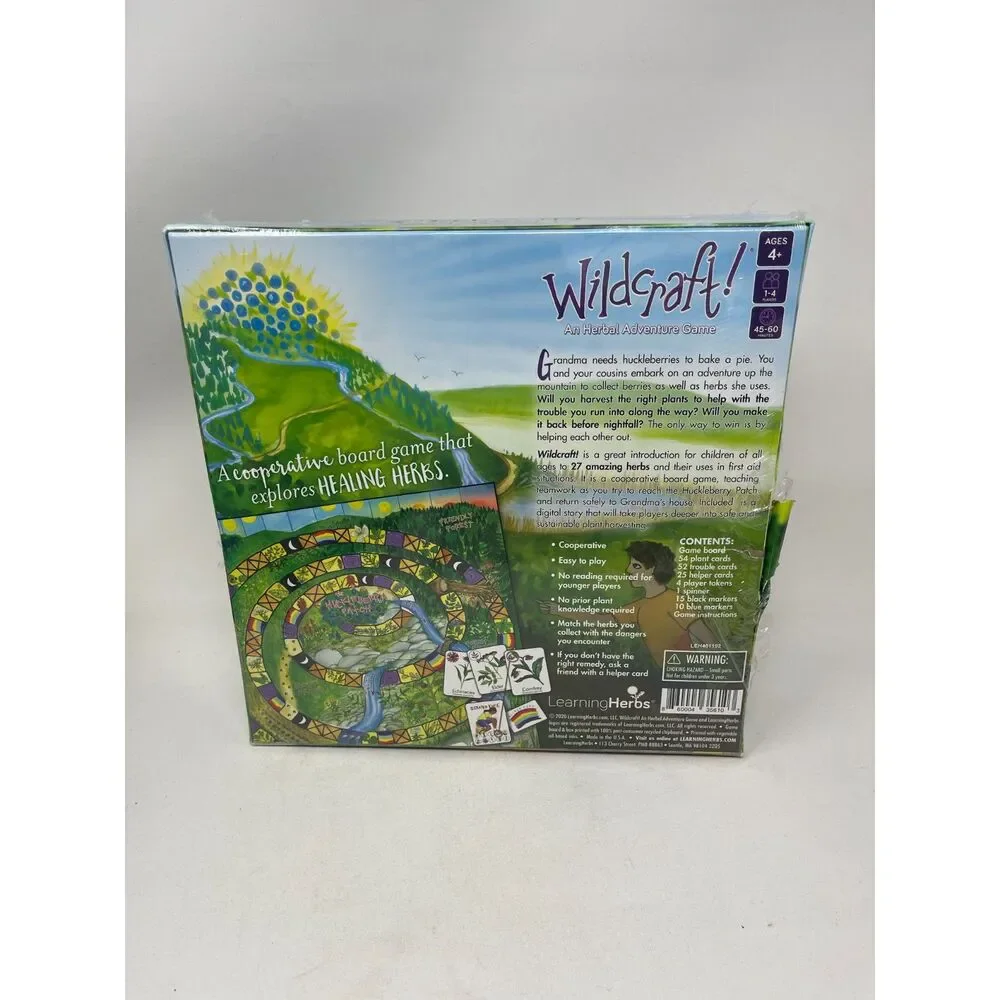 Wildcraft! An Herbal Adventure Board Game 2nd Edition 2020 NEW - Sealed